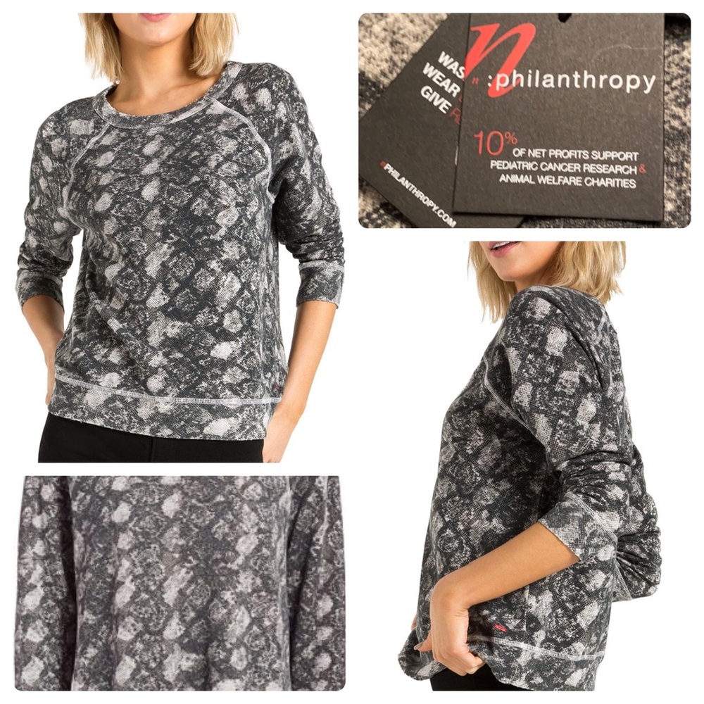 n:Philanthropy Montreal Python Print Sweatshirt